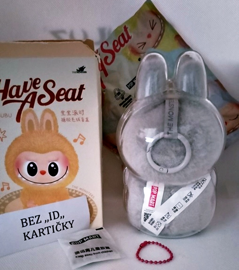 č.1 👜💕ORIGINÁL Labubu Have a Seat série V2 HEHE, mončičák - 9