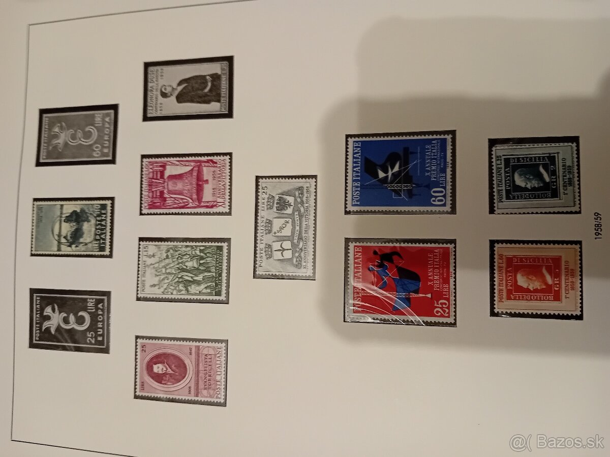 Známky Taliansko v albume - 9