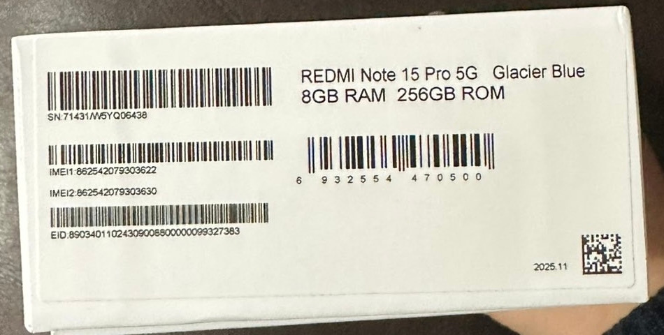 Xiaomi Redmi Note 15 pro 5G 8/256GB nový - 9