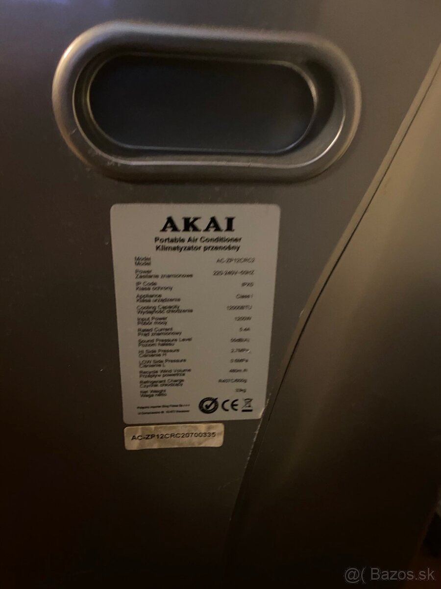 Prenosná klimatizácia Akai - 9