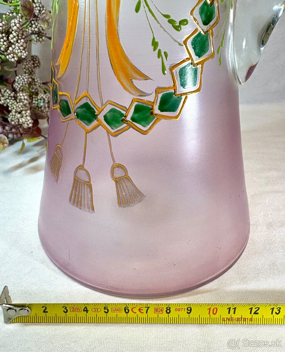 Starozitny secesny vysoký dzban - 9