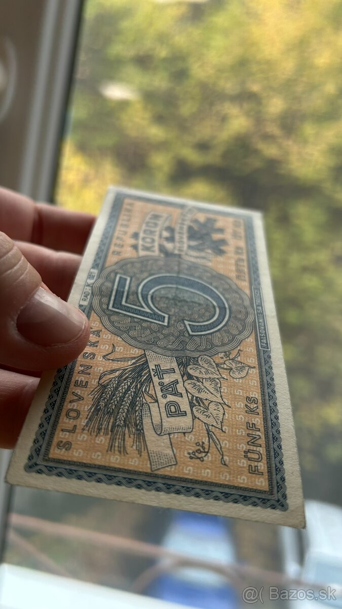 Bankovky Slovenský štát Neperforované aunc - 9