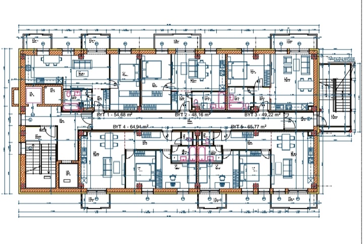 Predaj bytov - 2 a 3 izbových - 9