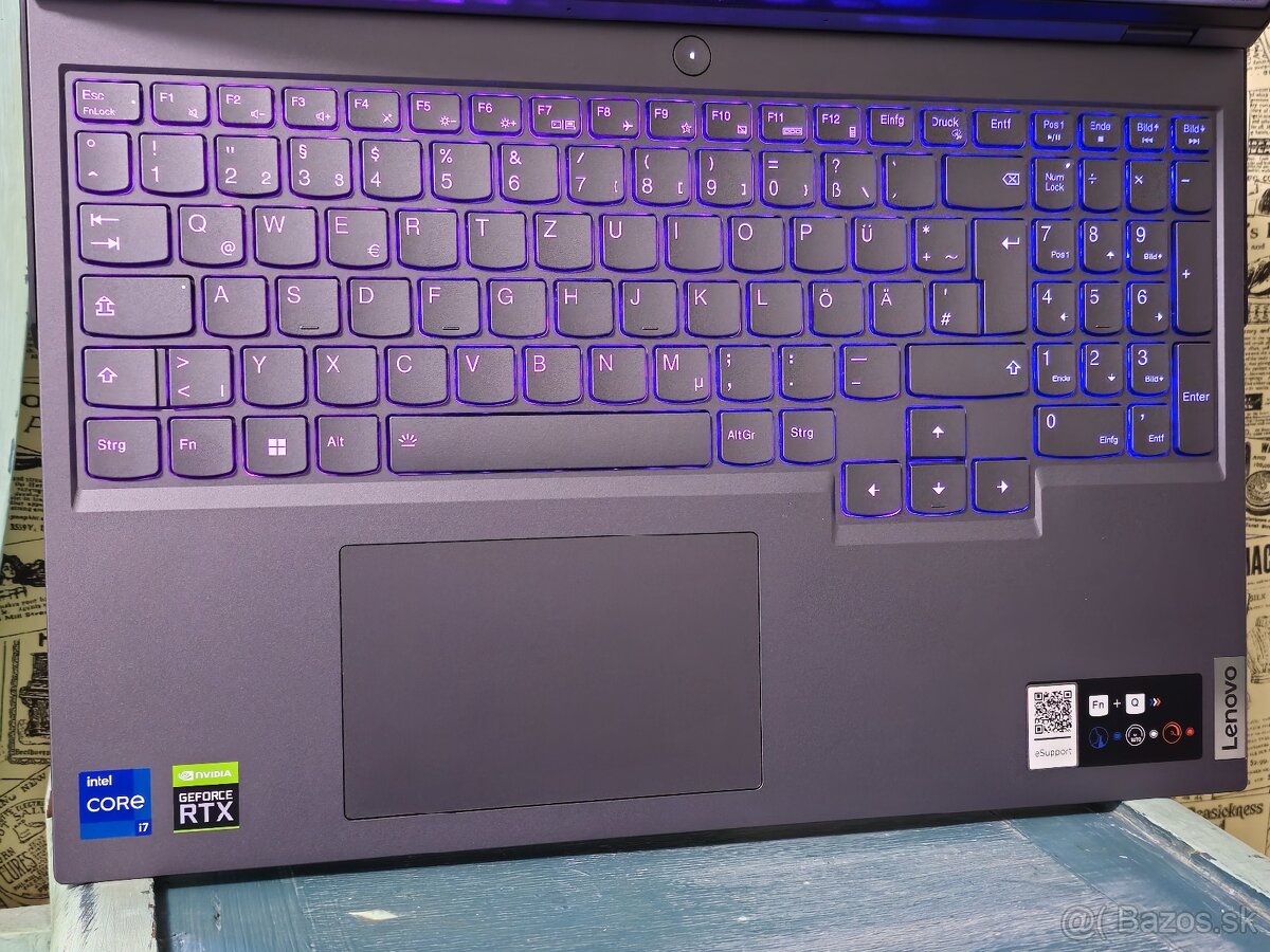 CPU I7-12700H LENOVO LEGION 5 PRO 》HERNÝ NOTEBOOK 16GB 512GB - 9