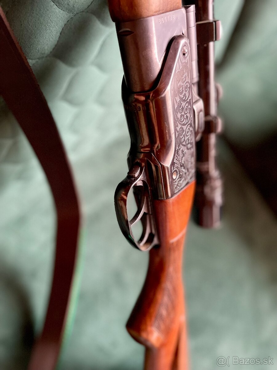 Predám brokovú kozlicu ZH 124 kaliber 7/57R+ br. hlaveň 321 - 9