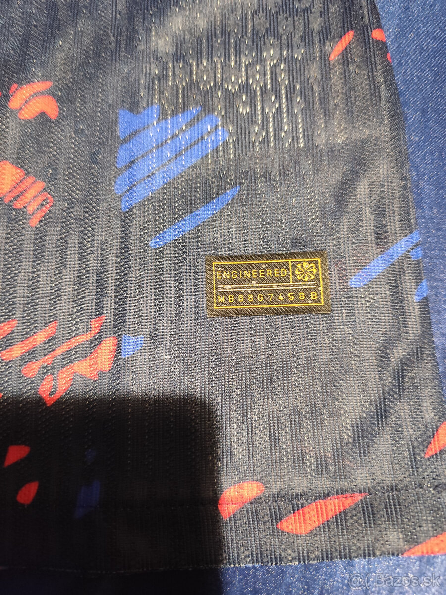 Dres Fc Barcelona Hráčsky Čierno-Modro-Červený Unikátny - 9