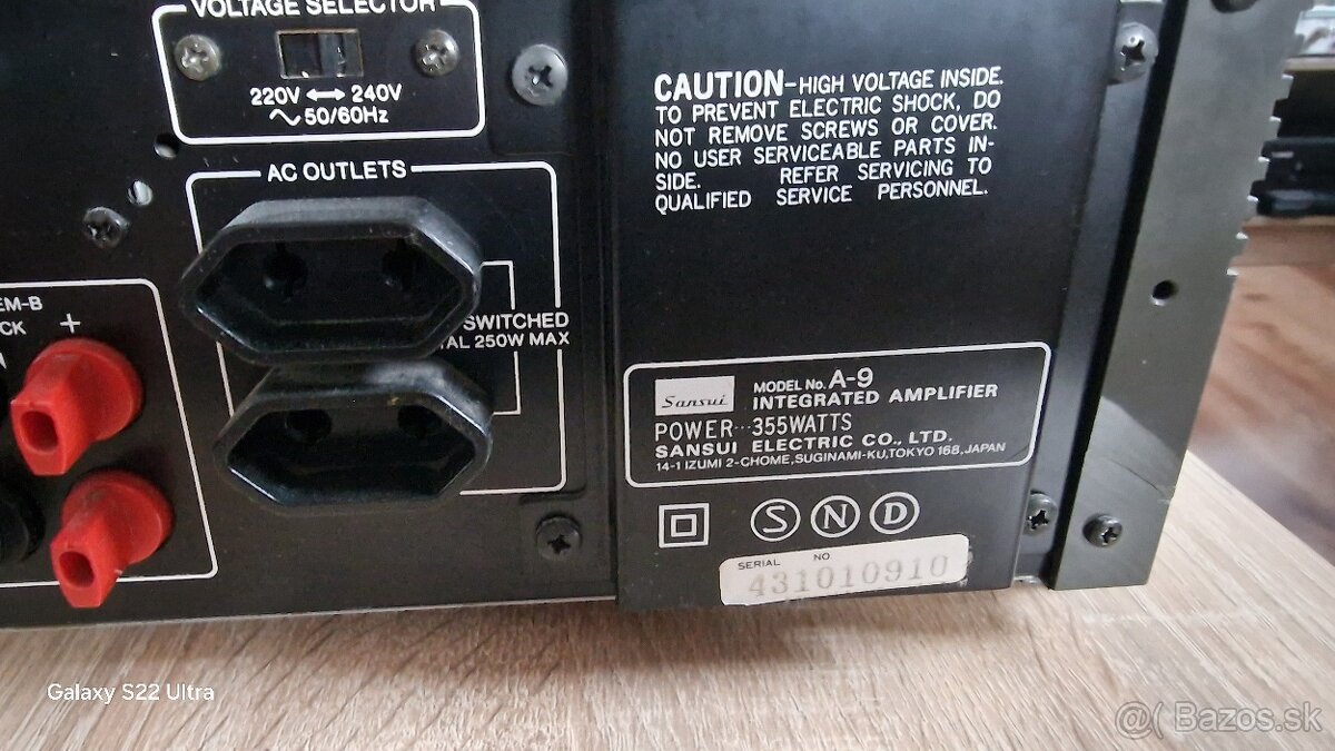 Sansui A-9 made in Japan - 9