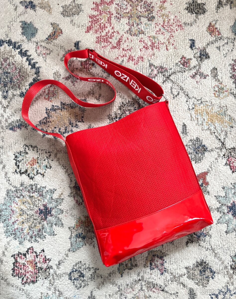 Červená kabelka Kenzo - 9