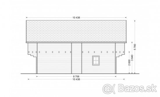 Chata Langon (108,3 m²) s dopravou zdarma, celoročné bývanie - 9
