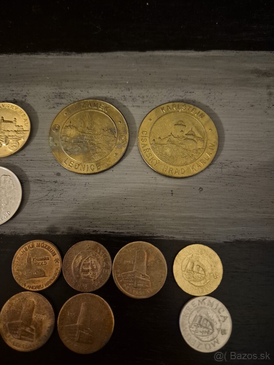 Pamatné mince - slovenské a české hrady a zámky - 9