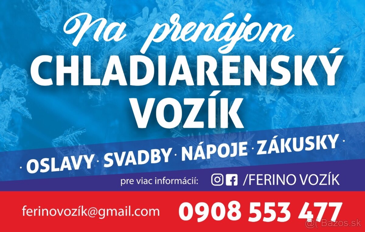 Ponúkam na prenájom chladiarenský vozík FERINO - 9