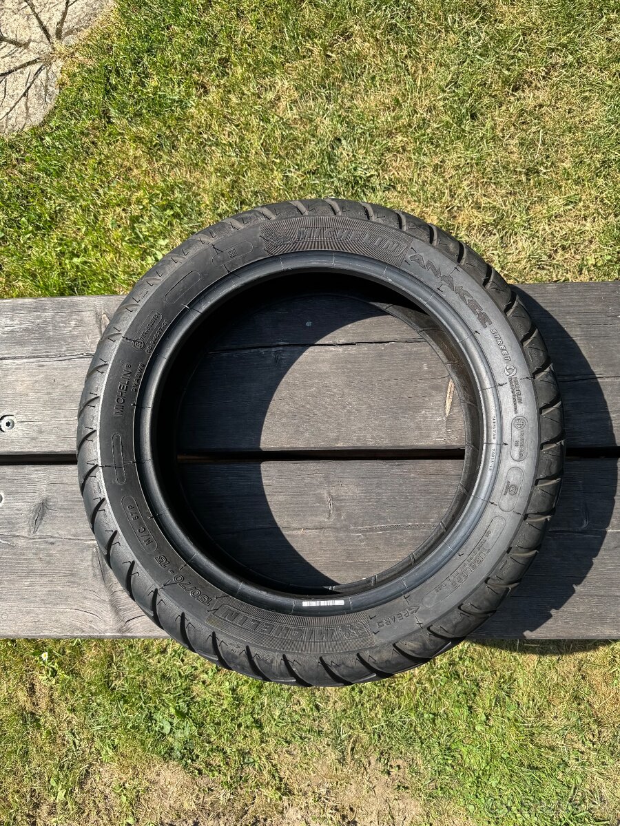 Pneumatiky Michelin Anakee 110/80-14 + 130/70-13 - 9