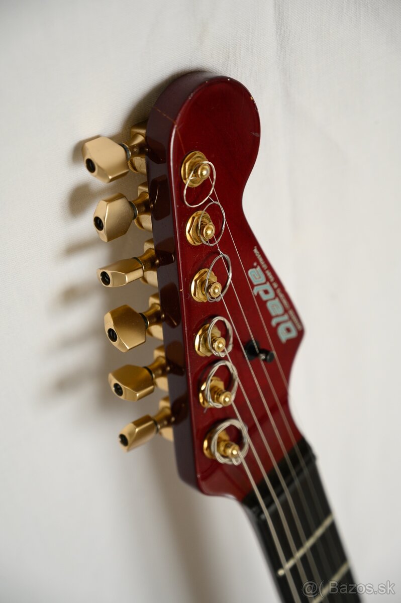 Elektrická gitara - Blade Levinson - See Thru Red - 19# - 9