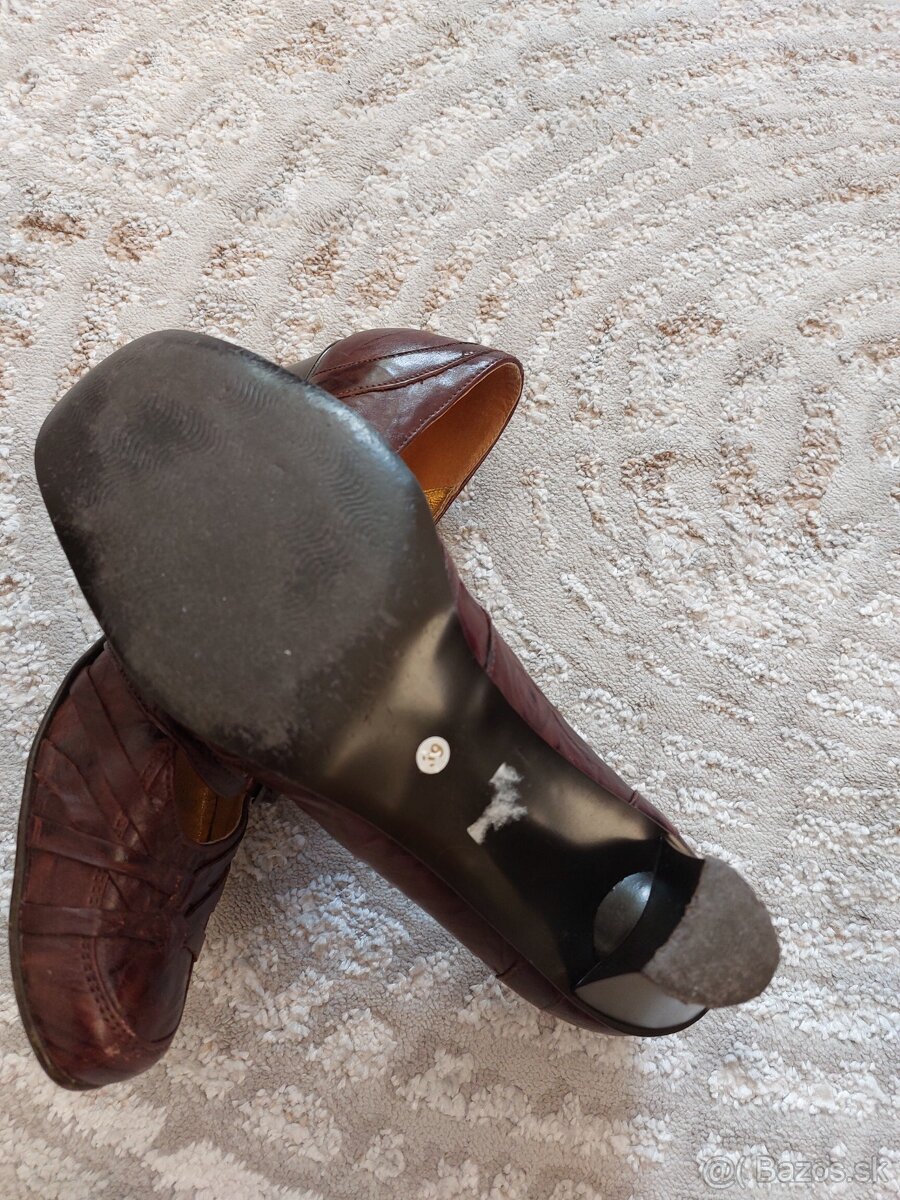 Kožené dámske topánky - 9