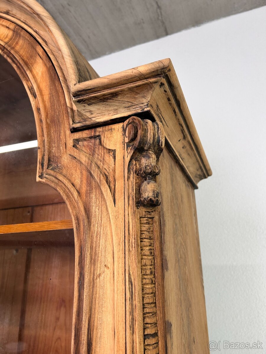 Starožitná vitrína/knižnica - 9