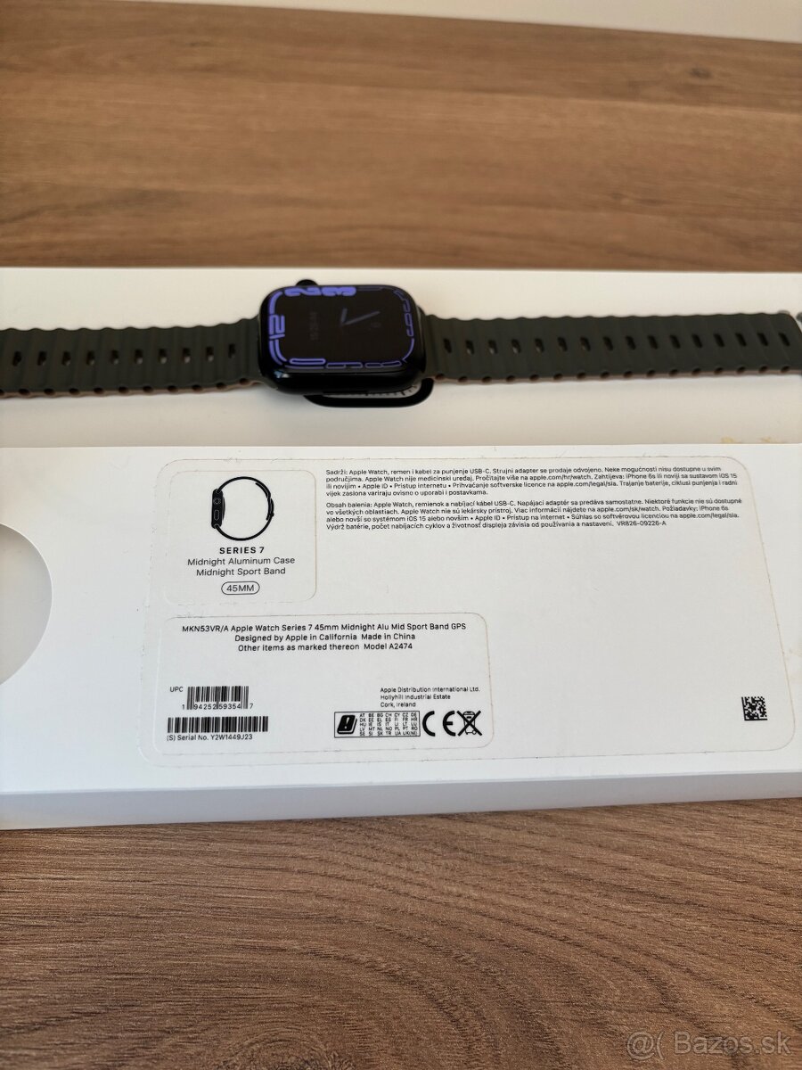 Apple watch 7, 45mm Midnight - 9