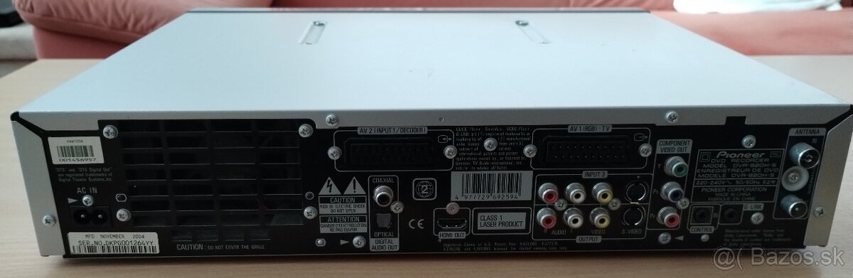 Predám DVD HDD rekordér Pioneer DVR-920H - 9