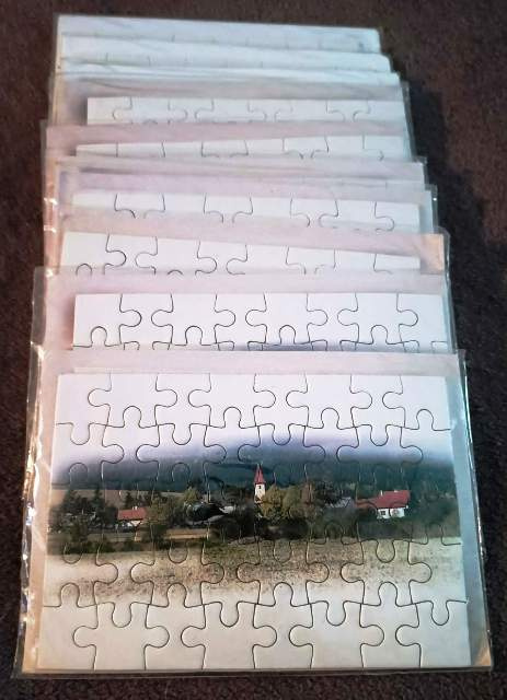 Puzzle pohľadnica s obálkou - 9