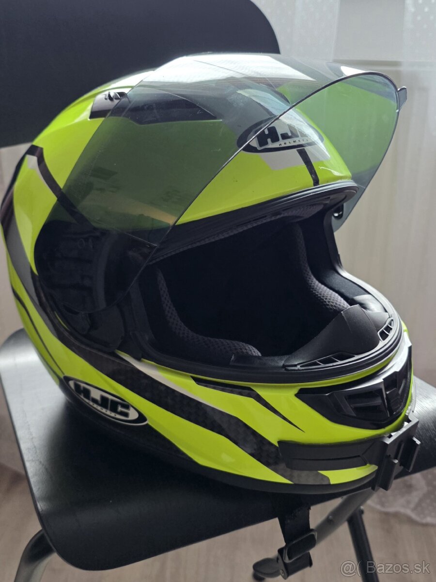 Prilba na motorku HJC CS-15 Sebka flou XXL 64 - 9