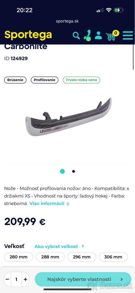 Noze Bauer Tuuk LS Carbonlite 288 - 9