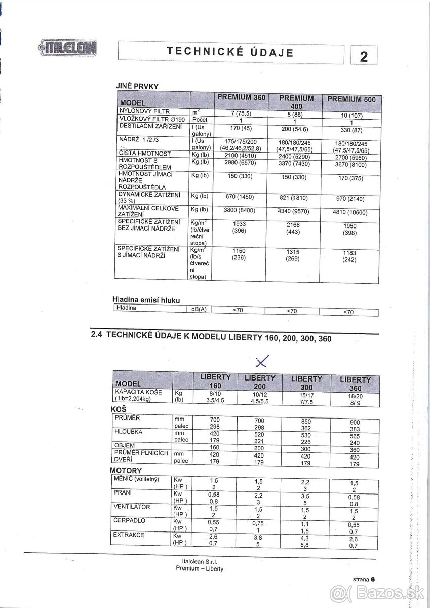 Chemicky stroj LIB200 - 9