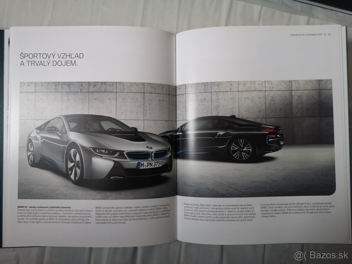 💙⚡Predám Katalógy BMW i8 i12 Coupe 🏁✨ - 9