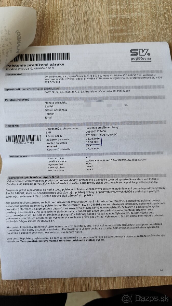 Redmi Note 13 Pro 5G 8GB/256GB - 9