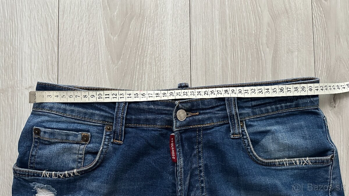 Pánske štýlové džínsy DSQARED2 -veľkosť 48 - 32/32 - 9