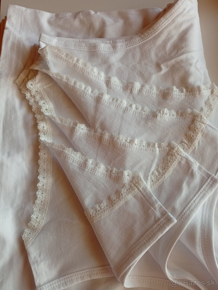 Ružové šaty dievča+ biele tielka 5 - 9