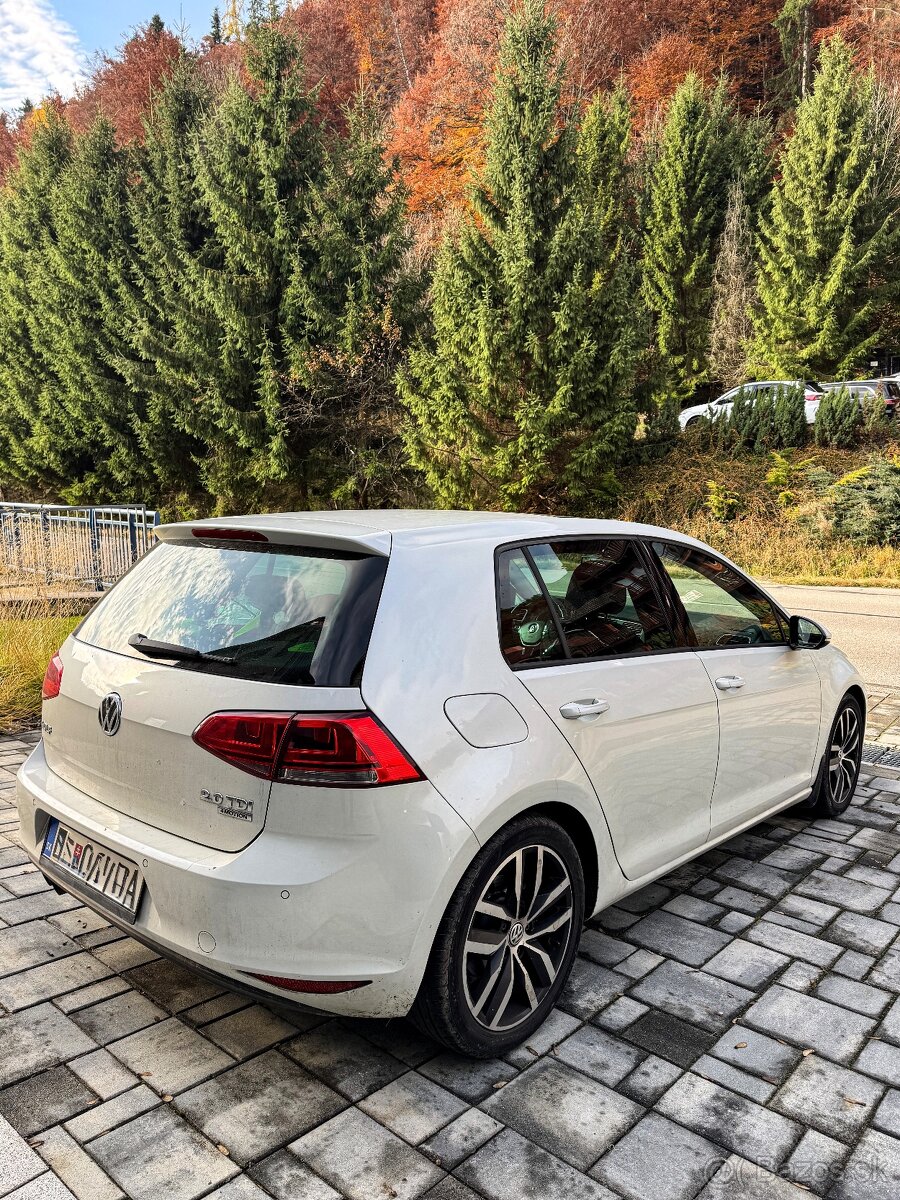 Volkswagen Golf VII 2.0 TDi 110KW 4x4 biela perleť,panoráma - 9