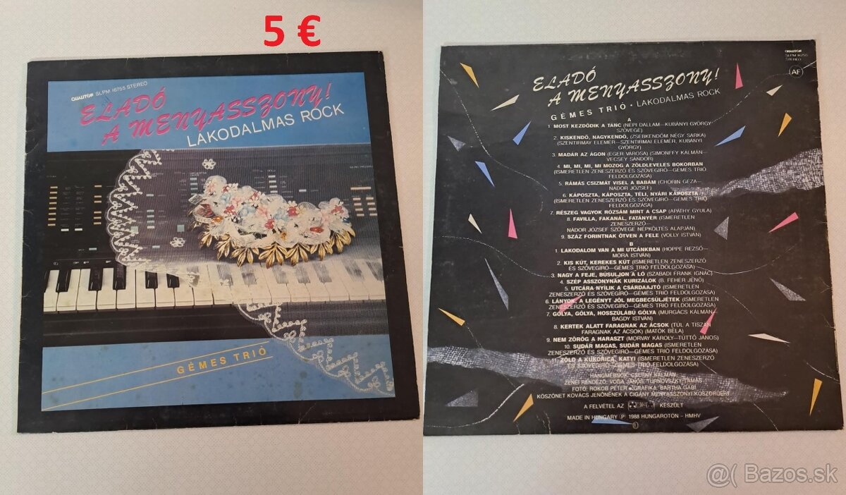 Predám gramofónové LP platne: - 9