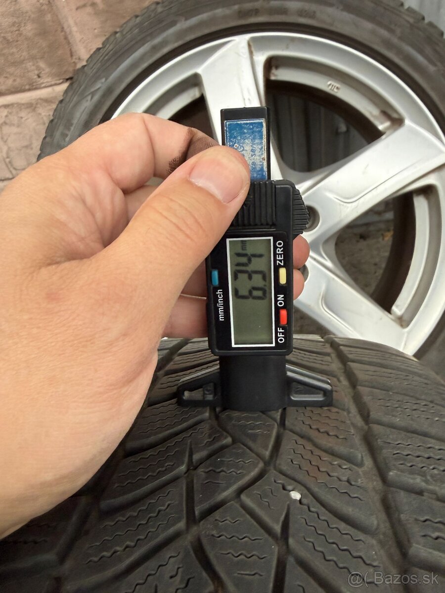 17" Elektrony SKODA 5x112 so zimnymi pneu 205/50 R17 - 9