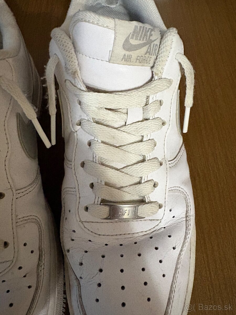 NIKE Airforce 1 - bielo/sivá - 9