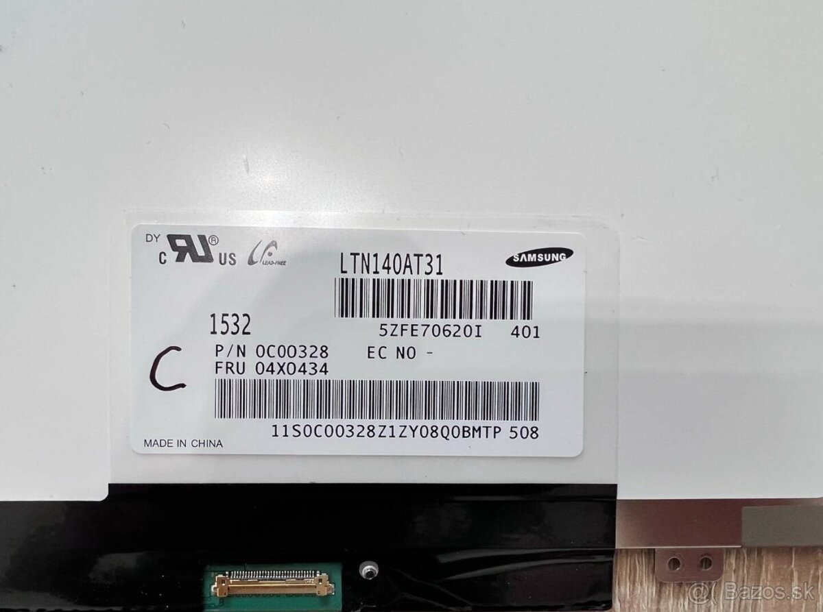 Predám obrazovku do notebooku 14"LED SLIM display 30pin//// - 9