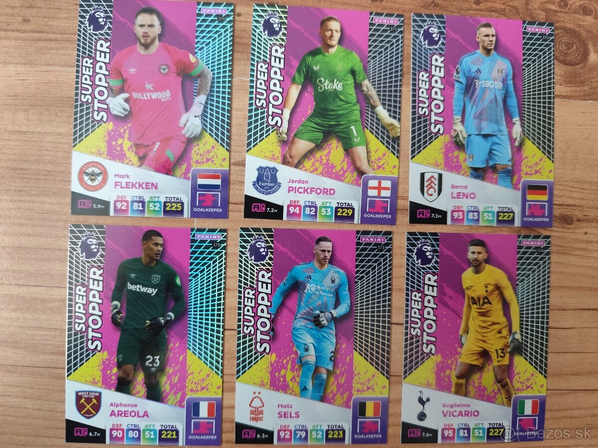 Futbalové kartičky Premier league - 9