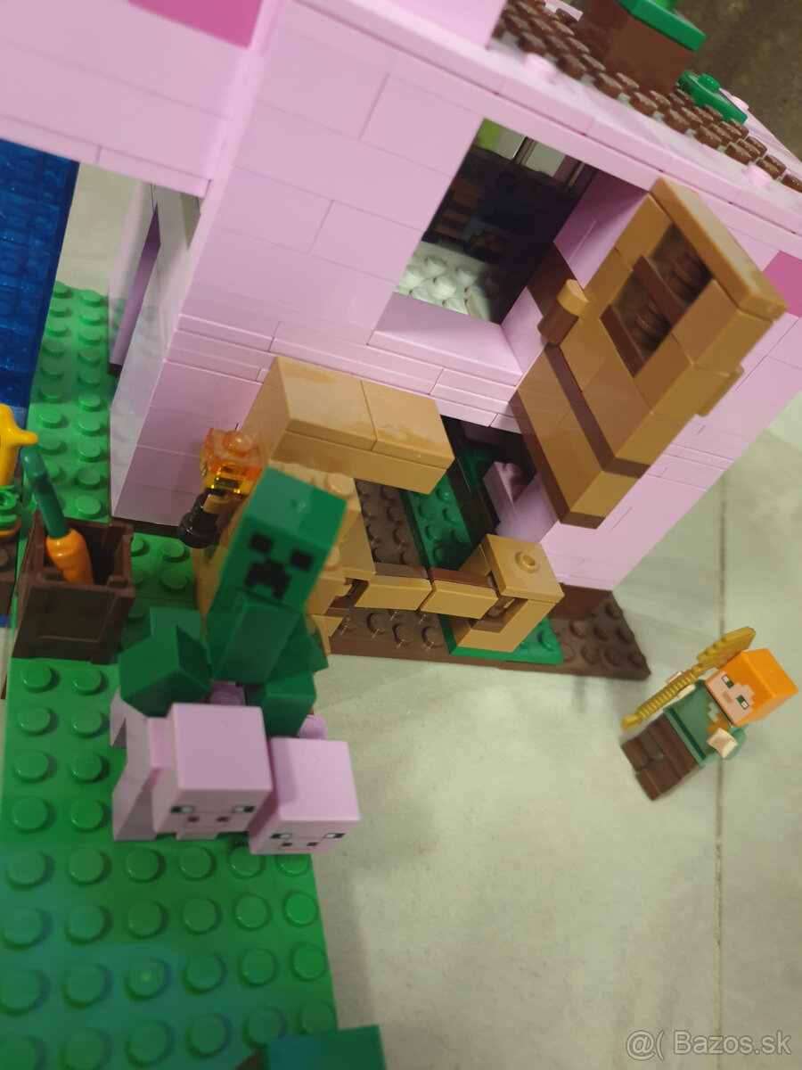 21170 Lego Minecraft - Prasací domček TOP stav - 9