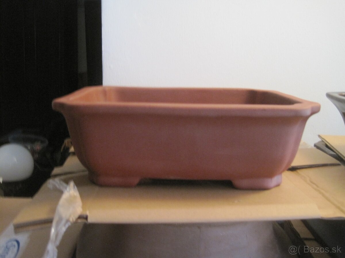 bonsai,bonsaj-misky farebne s glazúrou aj bez glazúry - 9