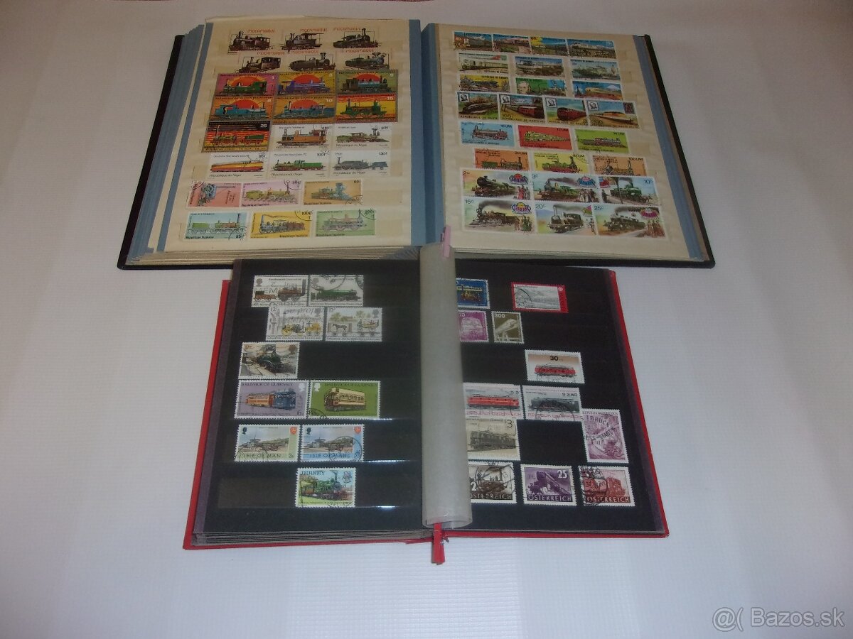 Známky železnice, vlaky - 9