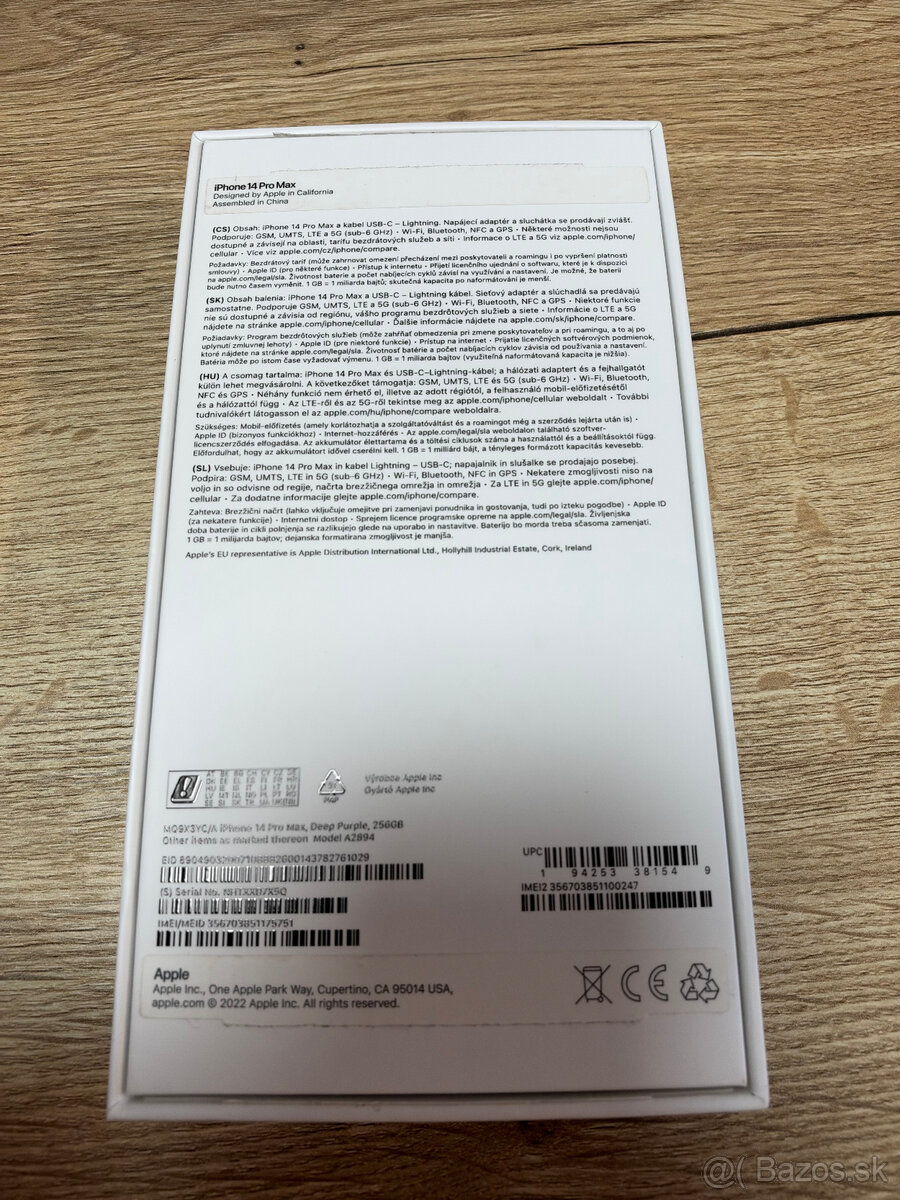 Apple iPhone 14 Pro Max 256GB Deep Purple - 9