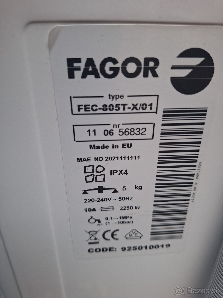 Automaticka pracka fagor 5 - 9