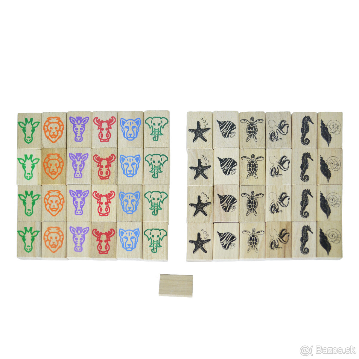 Drevená stolová hra Mahjong 3v1, nová, nerozbalená - 9