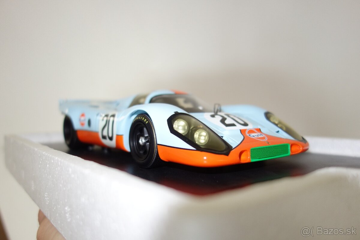 SPARK 1:18 Gulf-Porsche 917K #20 1970 LeMans - 9