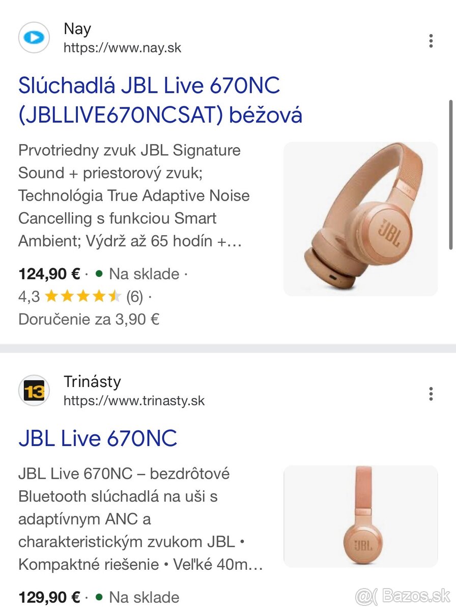 Bluetooth sluchadla JBL LIVE 670 NC - 9