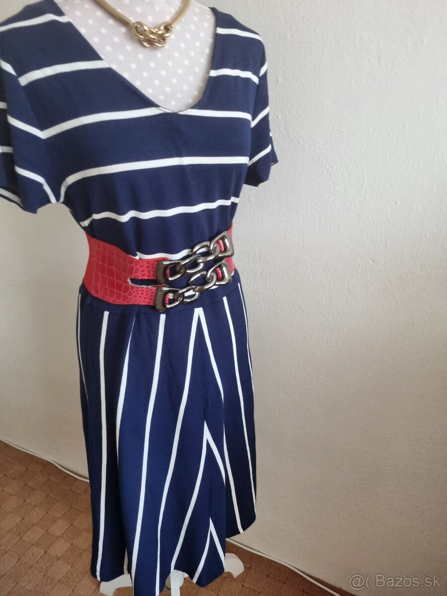 modro biele šaty Gant veľ .40 - 9