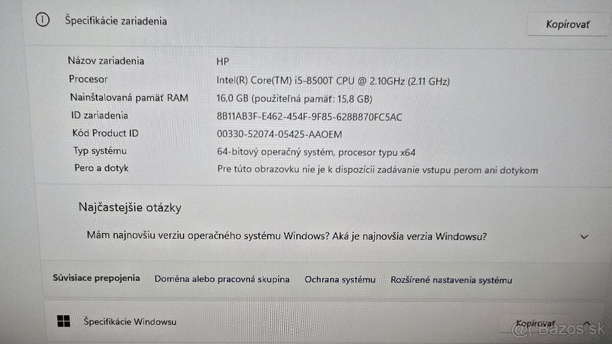HP ProDesk 400 G4 kompletná zostava - 9