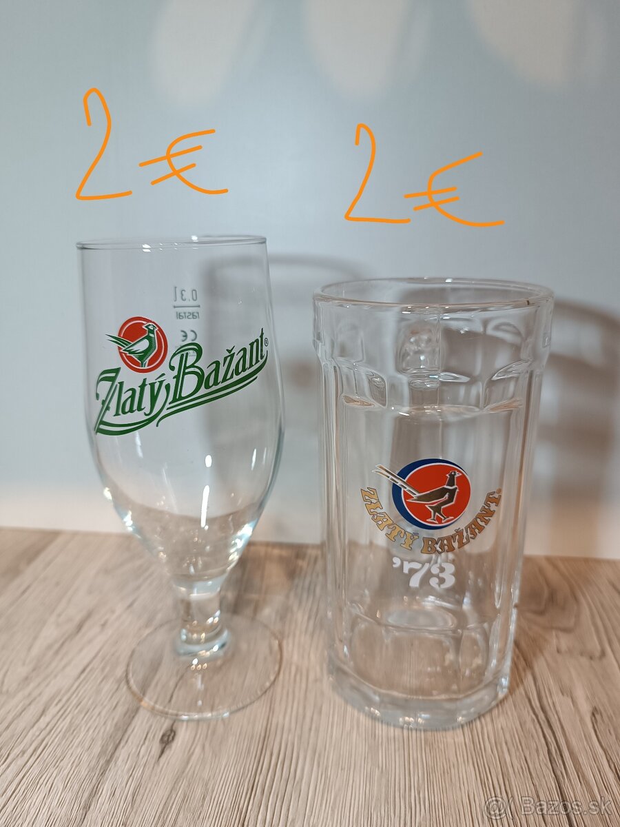 Slovenské pivové poháre 5 - 9