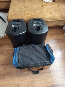 2x stĺpový systém "BEHRINGER C210" + mixpult "DNA MIX 4U - 9