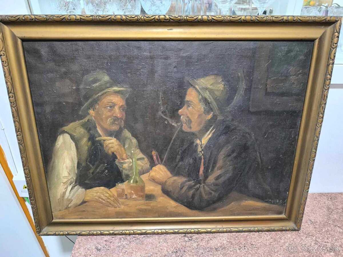 Stará olejomaľba - 9