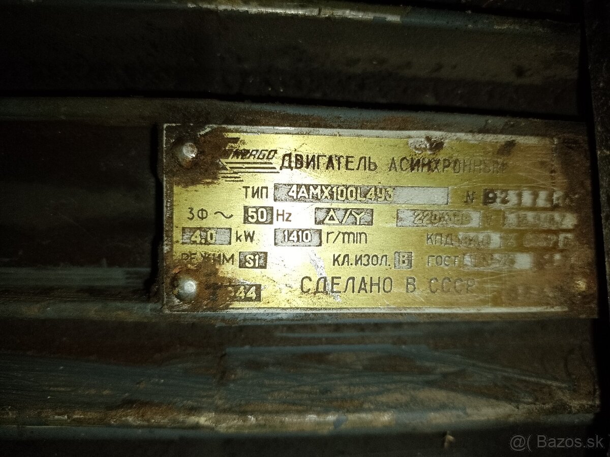 Predám lacno 4kw elektromotor. - 9