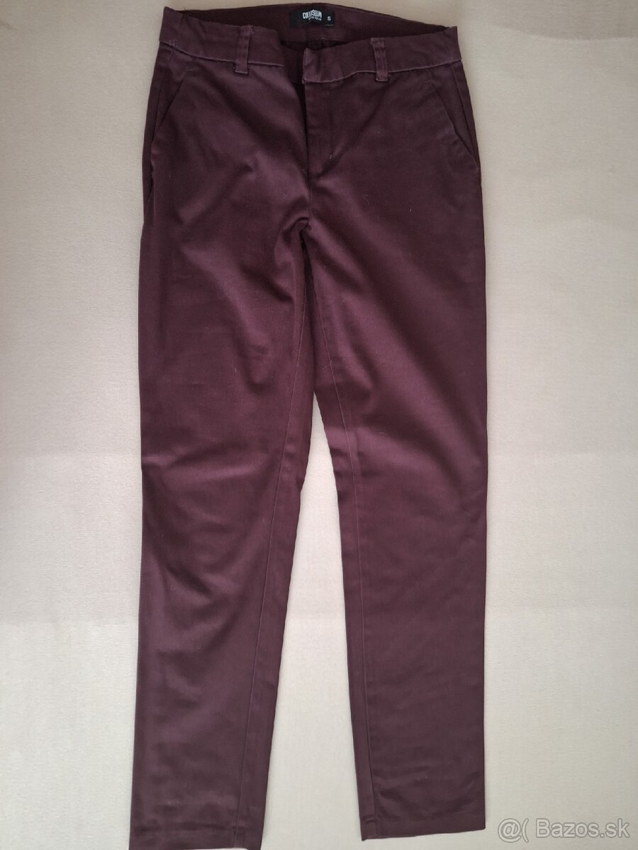 Dámske bordové nohavice. - 9